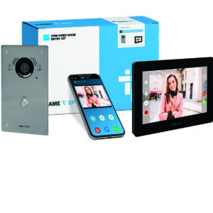 VRM  1 Way Video Flush Kit - XTS IP 7 Black