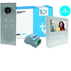 VRM 4 Way Video with Keypad Flush Kit to PLX Handset